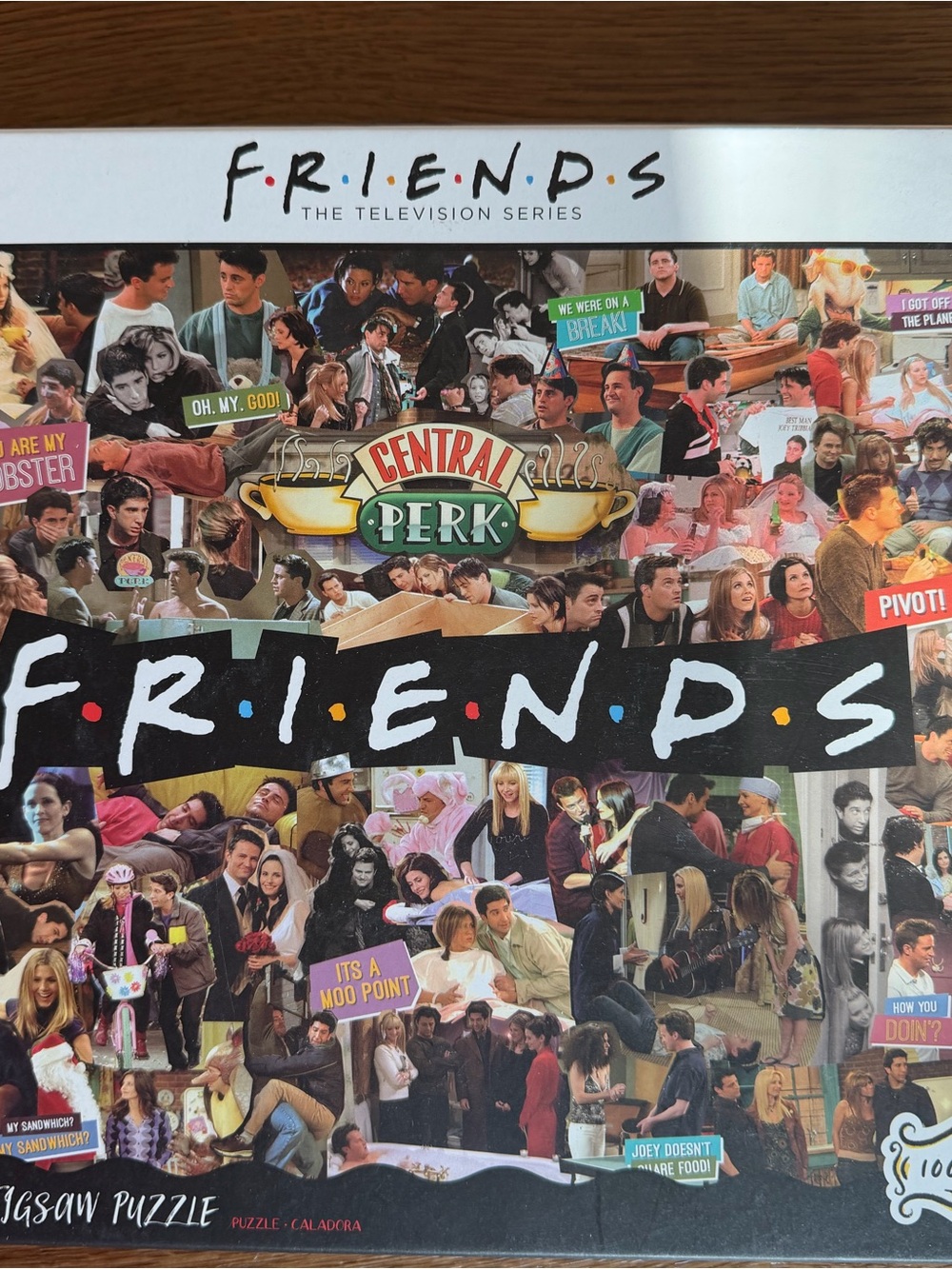 FRIENDS Multicolor Central Perk Collage Puzzle